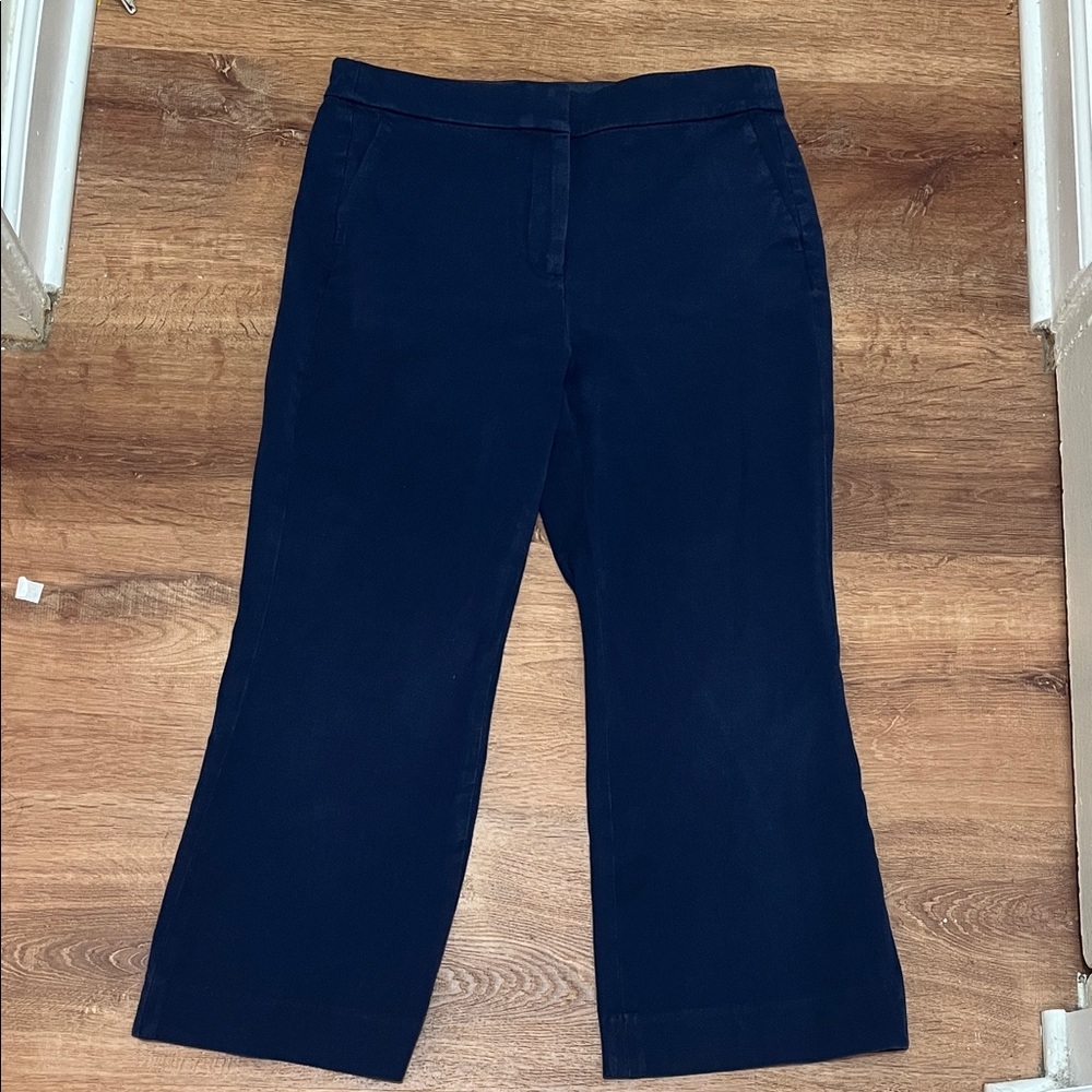 Re-Imagined by J. Crew Navy Blue Wide-Leg Pants Size 8